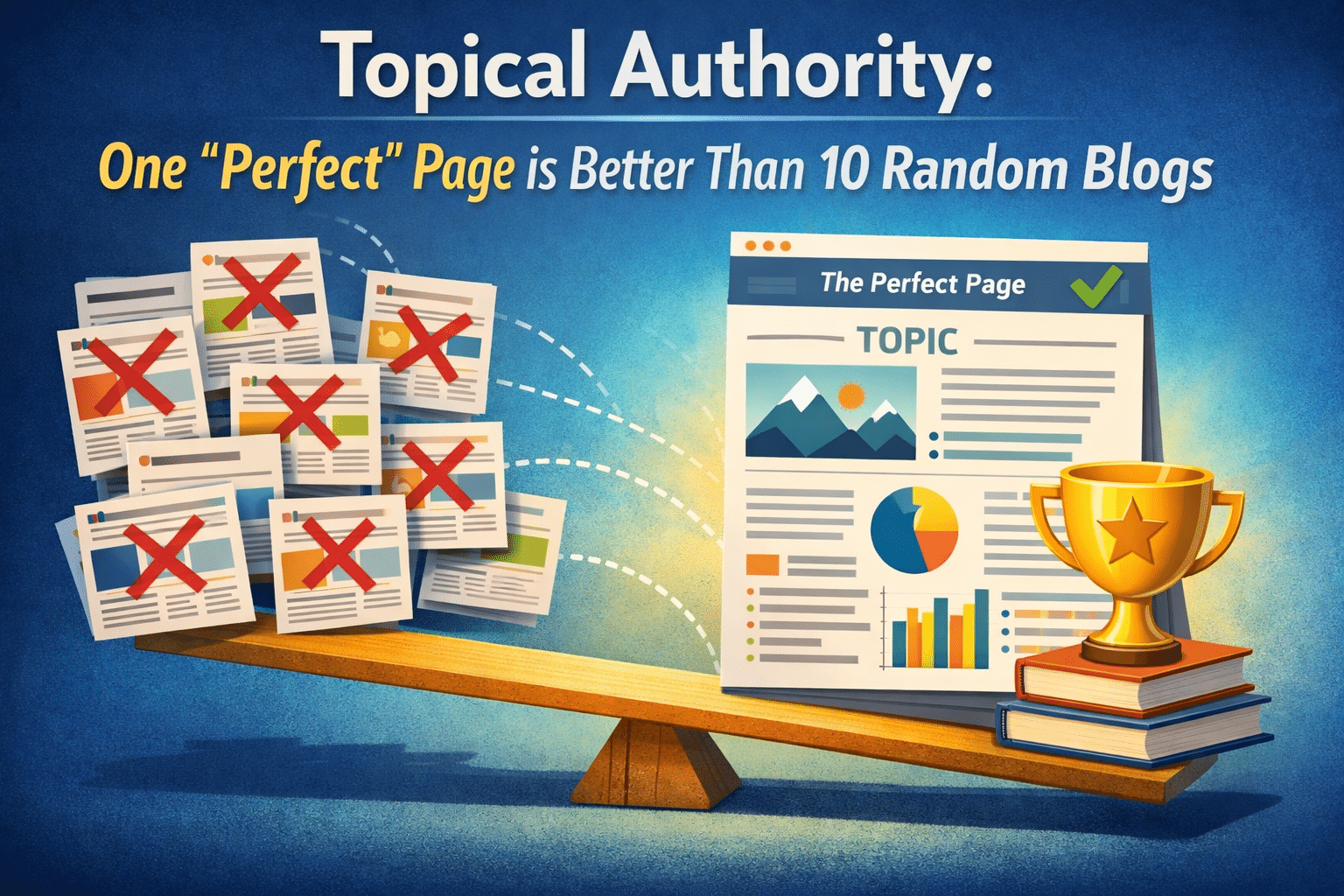 Topical Authority: One “Perfect” Page is Better Than 10 Random Blogs