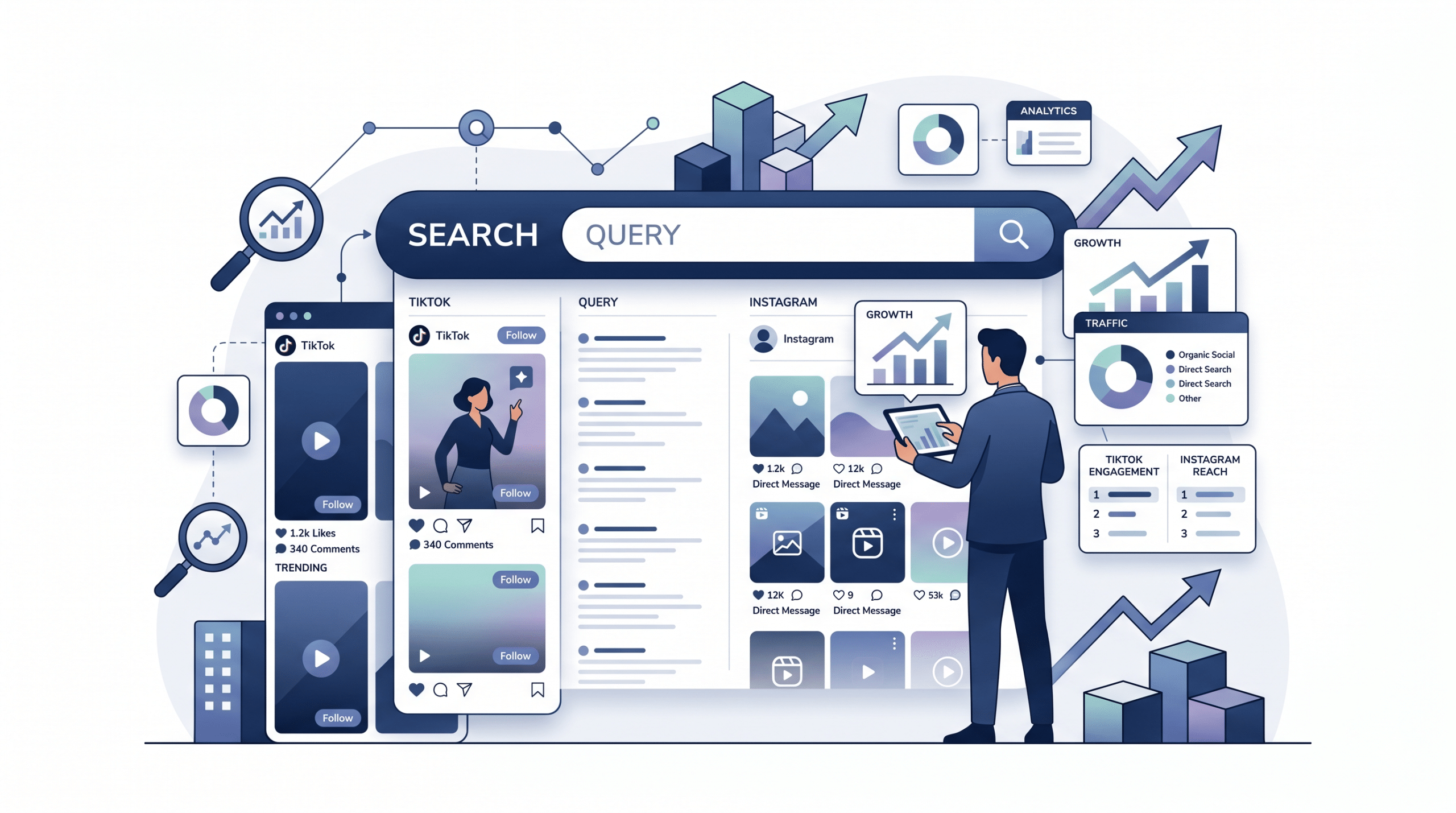 Social Media Search Engine: Optimising for TikTok & Instagram